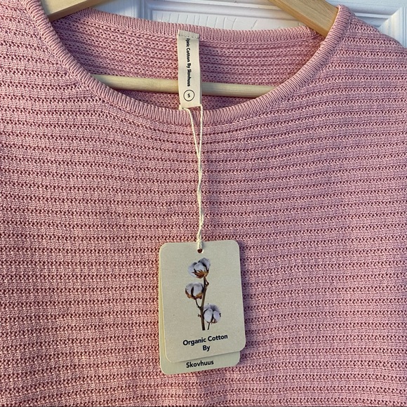 Organic Cotton Sweater by Skovhuus. Small, Pink. - Picture 2 of 11